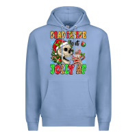 Colony Blue dead inside but jolly af Premium Hoodie - MaliasSmallBusiness
