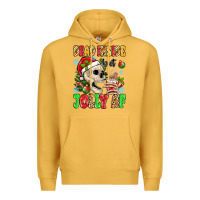 Mustard dead inside but jolly af Premium Hoodie - MaliasSmallBusiness
