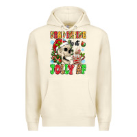 Sandshell dead inside but jolly af Premium Hoodie - MaliasSmallBusiness