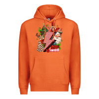Carrot christmas season lightning bolt Premium Hoodie - MaliasSmallBusiness