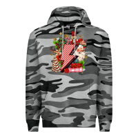 Slate Camo christmas season lightning bolt Premium Hoodie - MaliasSmallBusiness