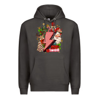 Smoke christmas season lightning bolt Premium Hoodie - MaliasSmallBusiness