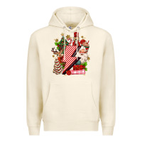 Tofu christmas season lightning bolt Premium Hoodie - MaliasSmallBusiness