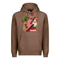 Chestnut christmas season lightning bolt Premium Hoodie - MaliasSmallBusiness