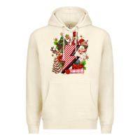 Sandshell christmas season lightning bolt Premium Hoodie - MaliasSmallBusiness