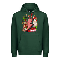 Sports Green christmas season lightning bolt Premium Hoodie - MaliasSmallBusiness