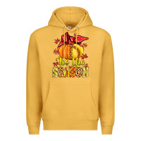Mustard tis the season fall softball Premium Hoodie - MaliasSmallBusiness