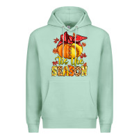 Seafoam tis the season fall softball Premium Hoodie - MaliasSmallBusiness