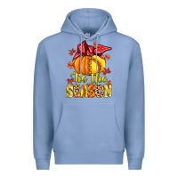 Colony Blue tis the season fall softball Premium Hoodie - MaliasSmallBusiness