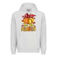 Dove Grey tis the season fall softball Premium Hoodie - MaliasSmallBusiness