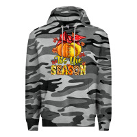 Slate Camo tis the season fall softball Premium Hoodie - MaliasSmallBusiness
