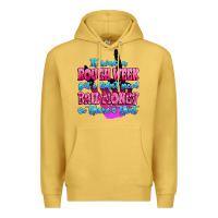 Antique Gold it was rough week but i didn't need bail money so Premium Hoodie - MaliasSmallBusiness