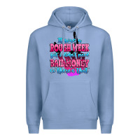 Colony Blue it was rough week but i didn't need bail money so Premium Hoodie - MaliasSmallBusiness