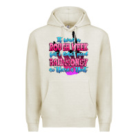 Oatmeal Heather it was rough week but i didn't need bail money so Premium Hoodie - MaliasSmallBusiness