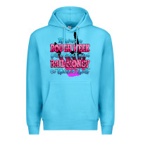 Ocean Blue it was rough week but i didn't need bail money so Premium Hoodie - MaliasSmallBusiness