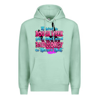 Seafoam it was rough week but i didn't need bail money so Premium Hoodie - MaliasSmallBusiness