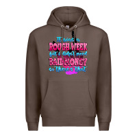 Coffee it was rough week but i didn't need bail money so Premium Hoodie - MaliasSmallBusiness
