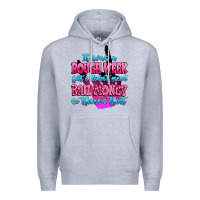Heather Grey it was rough week but i didn't need bail money so Premium Hoodie - MaliasSmallBusiness