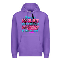 Purple it was rough week but i didn't need bail money so Premium Hoodie - MaliasSmallBusiness