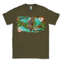 Army Green koala cup Classic Tee - BarkalooDesign