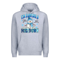 Heather Grey i'm having a meltdown Premium Hoodie - MaliasSmallBusiness