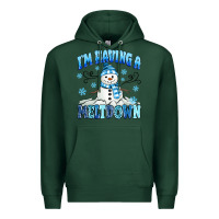 Sports Green i'm having a meltdown Premium Hoodie - MaliasSmallBusiness