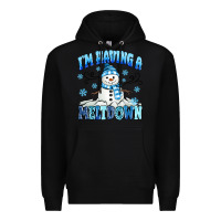 Black i'm having a meltdown Premium Hoodie - MaliasSmallBusiness