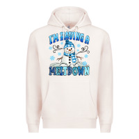 Pale Pink i'm having a meltdown Premium Hoodie - MaliasSmallBusiness