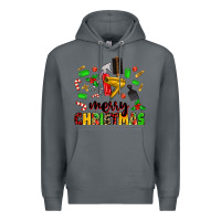 Rock merry christmas hair Premium Hoodie - MaliasSmallBusiness