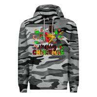 Slate Camo merry christmas hair Premium Hoodie - MaliasSmallBusiness