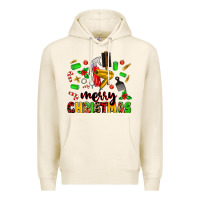 Tofu merry christmas hair Premium Hoodie - MaliasSmallBusiness