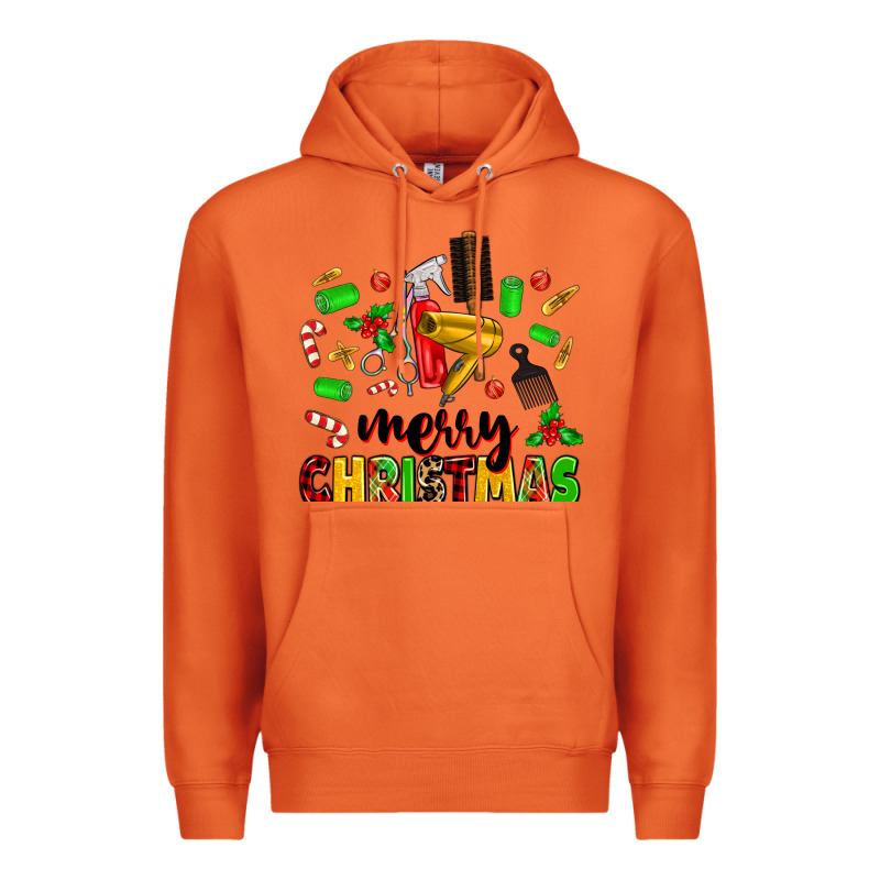 Merry Christmas Hair Premium Hoodie by MaliasSmallBusiness | Teevron