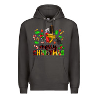 Smoke merry christmas hair Premium Hoodie - MaliasSmallBusiness
