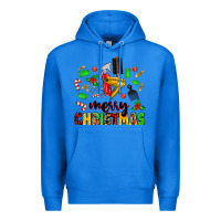 True Royal merry christmas hair Premium Hoodie - MaliasSmallBusiness