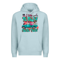 Blue Mist I can totally make that with truck Premium Hoodie - MaliasSmallBusiness