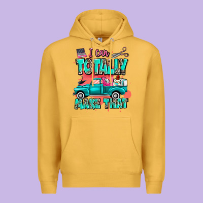 Premium Hoodie I can totally make that with truck