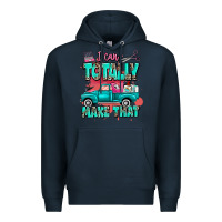 Navy I can totally make that with truck Premium Hoodie - MaliasSmallBusiness