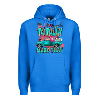 True Royal I can totally make that with truck Premium Hoodie - MaliasSmallBusiness