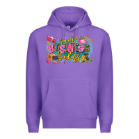 Purple Small business badass Premium Hoodie - MaliasSmallBusiness