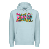 Blue Mist Small business badass Premium Hoodie - MaliasSmallBusiness