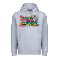 Heather Grey Small business badass Premium Hoodie - MaliasSmallBusiness