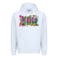 White Small business badass Premium Hoodie - MaliasSmallBusiness