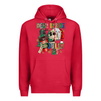 Cardinal dead inside but jolly as fuck Premium Hoodie - MaliasSmallBusiness