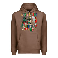 Chestnut dead inside but jolly as fuck Premium Hoodie - MaliasSmallBusiness