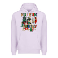Lilac dead inside but jolly as fuck Premium Hoodie - MaliasSmallBusiness