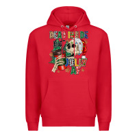 Red dead inside but jolly as fuck Premium Hoodie - MaliasSmallBusiness