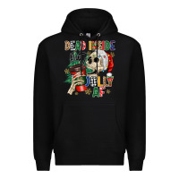 Black dead inside but jolly as fuck Premium Hoodie - MaliasSmallBusiness