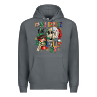 Rock dead inside but jolly as fuck Premium Hoodie - MaliasSmallBusiness