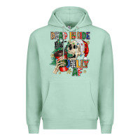 Seafoam dead inside but jolly as fuck Premium Hoodie - MaliasSmallBusiness