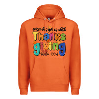 Carrot enter his gates with thanksgiving psalm 100 4 Premium Hoodie - MaliasSmallBusiness